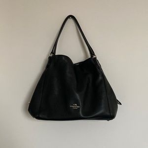 coach leather shoulder bag